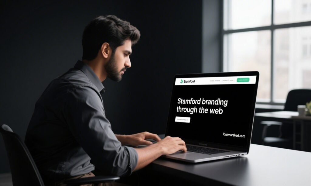 Stamford branding through the web